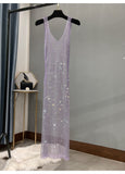 New Summer Rhinestone Party Dress