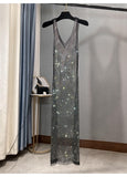 New Summer Rhinestone Party Dress