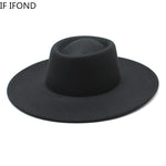 British Style 9.5CM Wide Brim