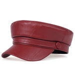 Vegan Leather Beret