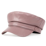 Vegan Leather Beret