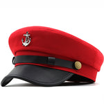 Casual Red Military hat