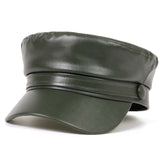 Vegan Leather Beret